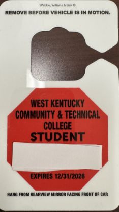Picture of West Kentucky Student Parking Permit - FALL