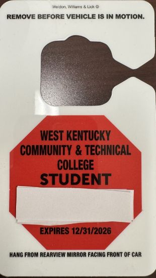 Picture of West Kentucky Student Parking Permit - FALL
